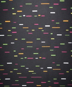 Rectangles on Black Quilt Cotton Fabric by Quilter s Showcase
