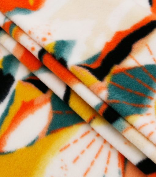 Mountains   Sunrise Anti Pill Fleece Fabric - Image 2