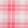 Blizzard Fleece Fabric Checker Plaid Pink