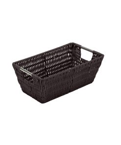 Simplify 11 x 6.5 Rattan Shelf Storage Basket