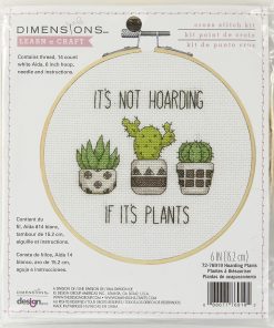 Dimensions Plant Cross Stitch Kit 6  Hoop