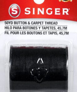 SINGER Button   Carpet Thread 50 Yds