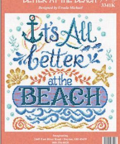Imaginating 10 Life is Better at the Beach Counted Cross Stitch Kit