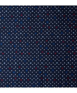 Stars And Dots Patriotic Cotton Fabric