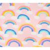 Rainbows Pastel Super Snuggle Flannel Fabric