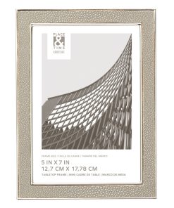 5 x 7 Leather Tabletop Picture Frame by Place   Time