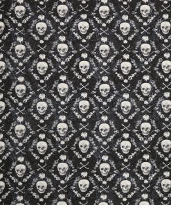 Skulls Halloween Super Snuggle Flannel Fabric