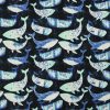 Whimsical Whales Super Snuggle Flannel Fabric