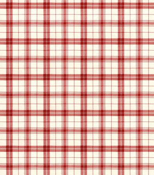 Plaid Red 108 Wide Flannel Fabric