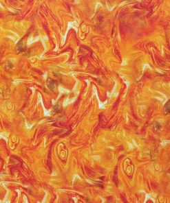 Orange Oil Slick Quilt Cotton Fabric by Keepsake Calico