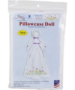Jack Dempsey Field of Flowers Stamped Pillowcase Doll Kit