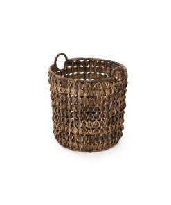 16 Brown Babac Woven Basket by Place   Time