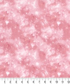 Pink Blender Sky Quilt Cotton Fabric by Keepsake Calico