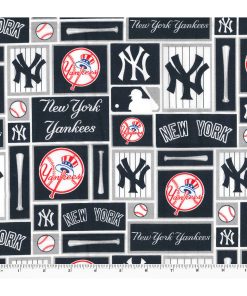 Fabric Traditions New York Yankees Cotton Fabric Patch
