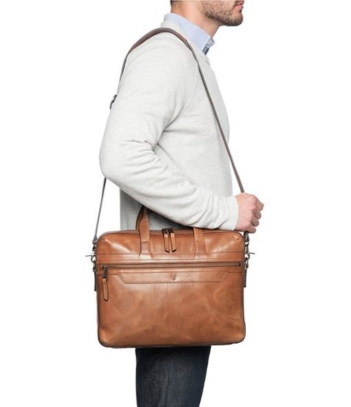 Holden Leather Slim Briefcase - Image 6