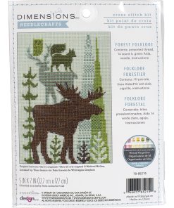 Dimensions Forest Folklore Cross Stitch Kit 5 x 7