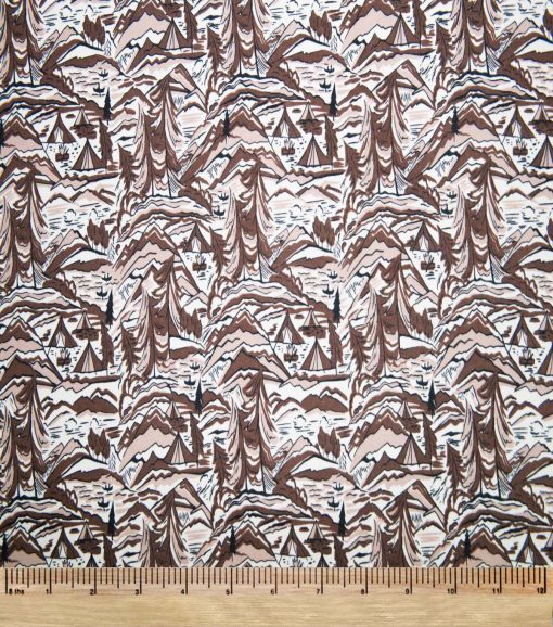Super Snuggle Sketched Landscape Flannel Fabric - Image 2