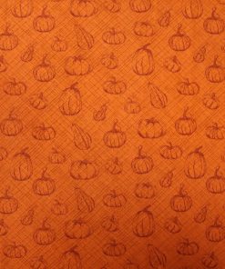 Pumpkins Orange Super Snuggle Flannel Fabric