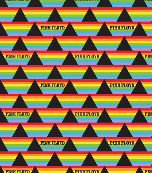 Pink Floyd Prism Stripe Cotton Fabric - Image 2