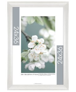 24 36 Poster Frame Whitewash