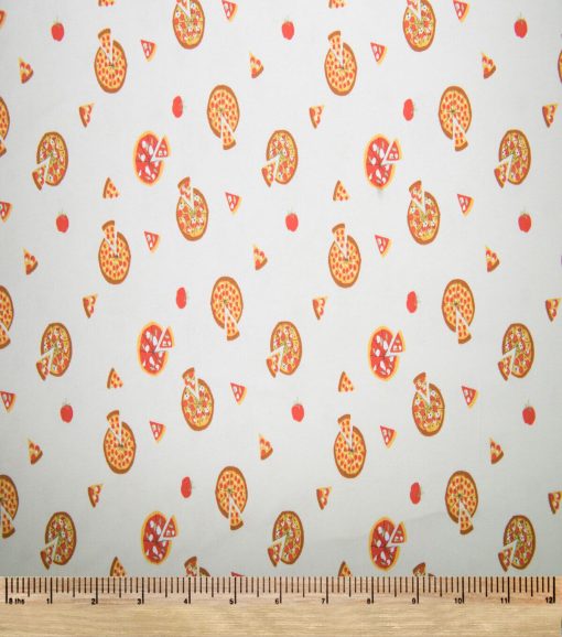 Super Snuggle Pizza Slices Flannel Fabric - Image 2