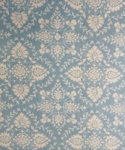 Blue Damask Super Snuggle Flannel Fabric