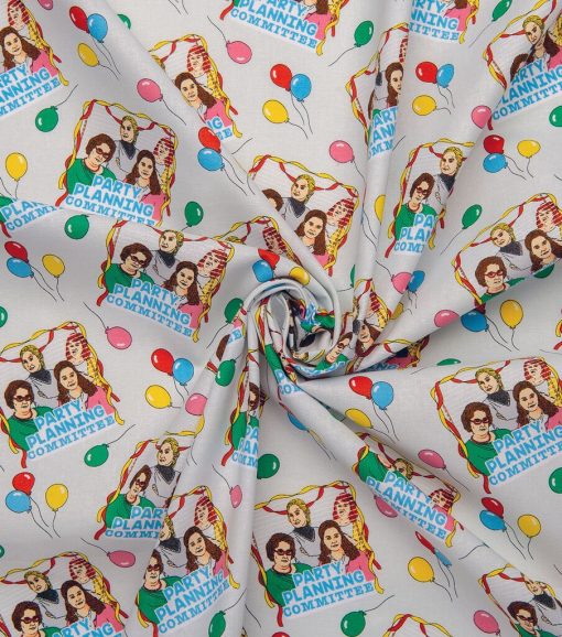 The Office Party Committee Cotton Fabric - Image 4