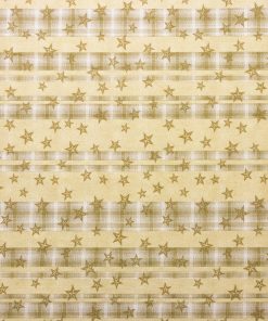 Stars on Cream Patriotic Cotton Fabric