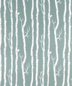 Birch Blizzard Prints Fleece Fabric