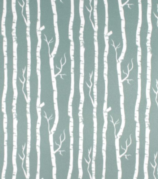 Birch Blizzard Prints Fleece Fabric