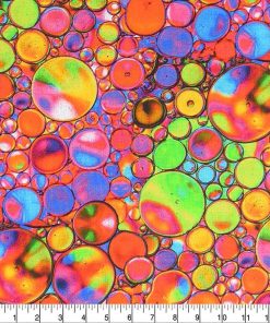 Multicolor Bubble Dots Quilt Cotton Fabric by Keepsake Calico
