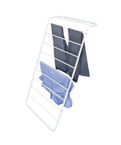 Honey Can Do 24 x 41 White Steel Leaning Clothes Drying Rack