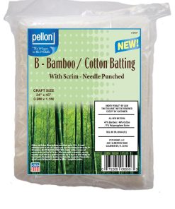 Pellon Bamboo/Cotton Batting With Scrim 34 x 45