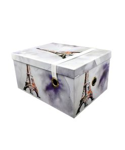 13.5 Landmarks Rectangle Box With Elastic Strap by Hudson 43