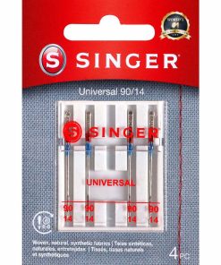 SINGER Universal Regular Point Sewing Machine Needles - Size 14/90