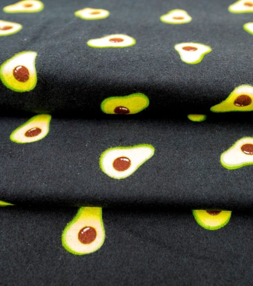 Tossed Avocado Super Snuggle Flannel Fabric - Image 3