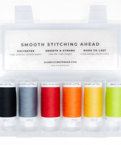 SCANFIL Premium Polyester No. 100 Thread 500 Yds 6ct and Box Costume