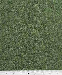 Fabric Traditions Dark Green Vines Cotton Fabric by Keepsake Calico