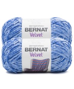 Bernat Velvet 315yds Bulkly Polyester Yarn 2 Bundle