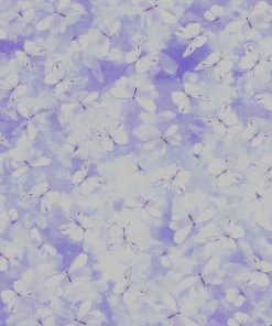 Blue Tonal Butterflies Quilt Cotton Fabric by Keepsake Calico
