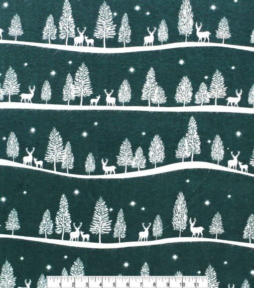 Woodland Landscape Super Snuggle Flannel Fabric - Image 2
