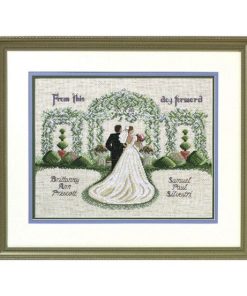 Janlynn 14 x 11 From This Day Forward Counted Cross Stitch Kit