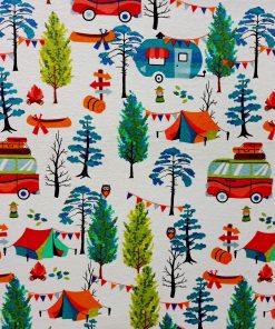 Campers Super Snuggle Flannel Fabric