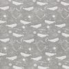 Gray Whales Super Snuggle Flannel Fabric