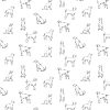 Dogs Super Snuggle Flannel Fabric