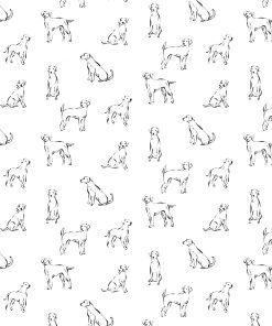Dogs Super Snuggle Flannel Fabric