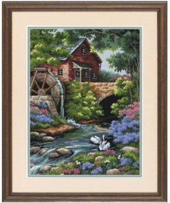 Dimensions 12 x 16 Old Mill Cottage Needlepoint Kit