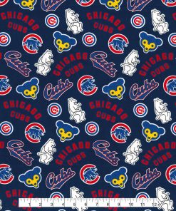 Fabric Traditions Cooperstown Chicago Cubs Cotton Fabric