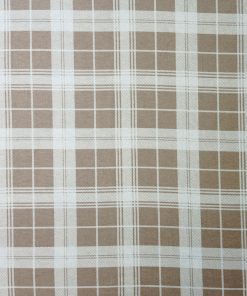 Tan Box Plaid Super Snuggle Flannel Fabric