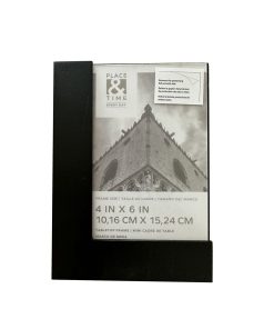 4 x 6 Black Acrylic L Base Tabletop Picture Frame by Place   Time